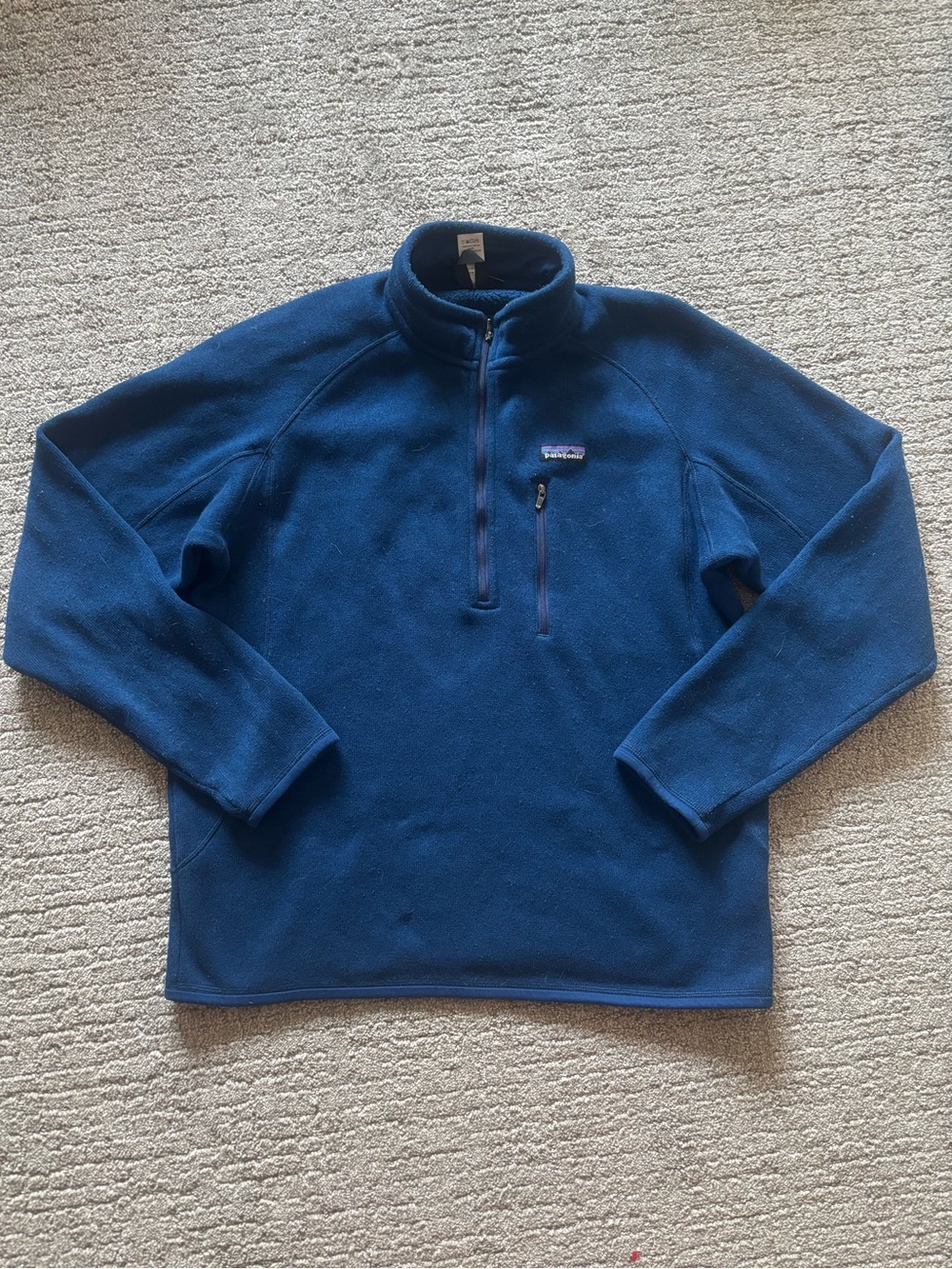 Patagonia | Men’s Navy Blue Better Sweater Quarter-Zip | Size L